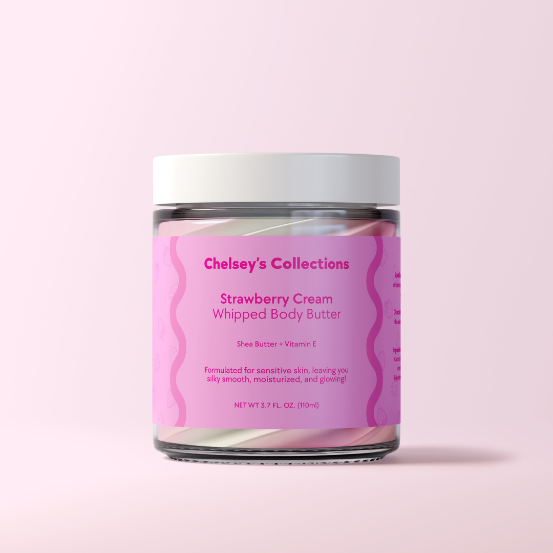 Strawberry Cream Whipped Body Butter