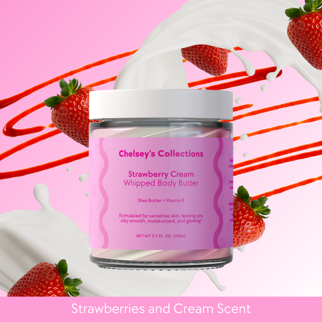 Strawberry Cream Whipped Body Butter