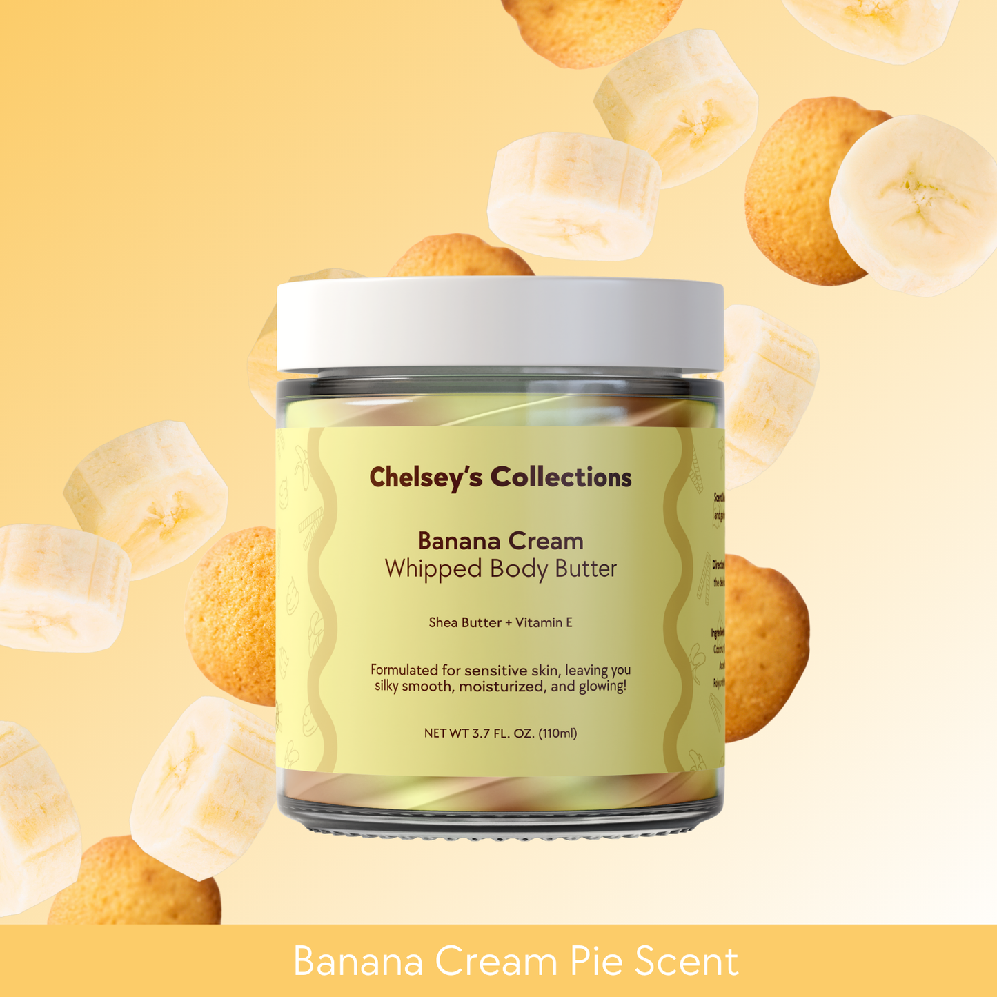 Banana Cream Whipped Body Butter